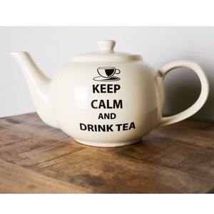 The Old Pottery Company Keep Calm and Drink Tea Teapot